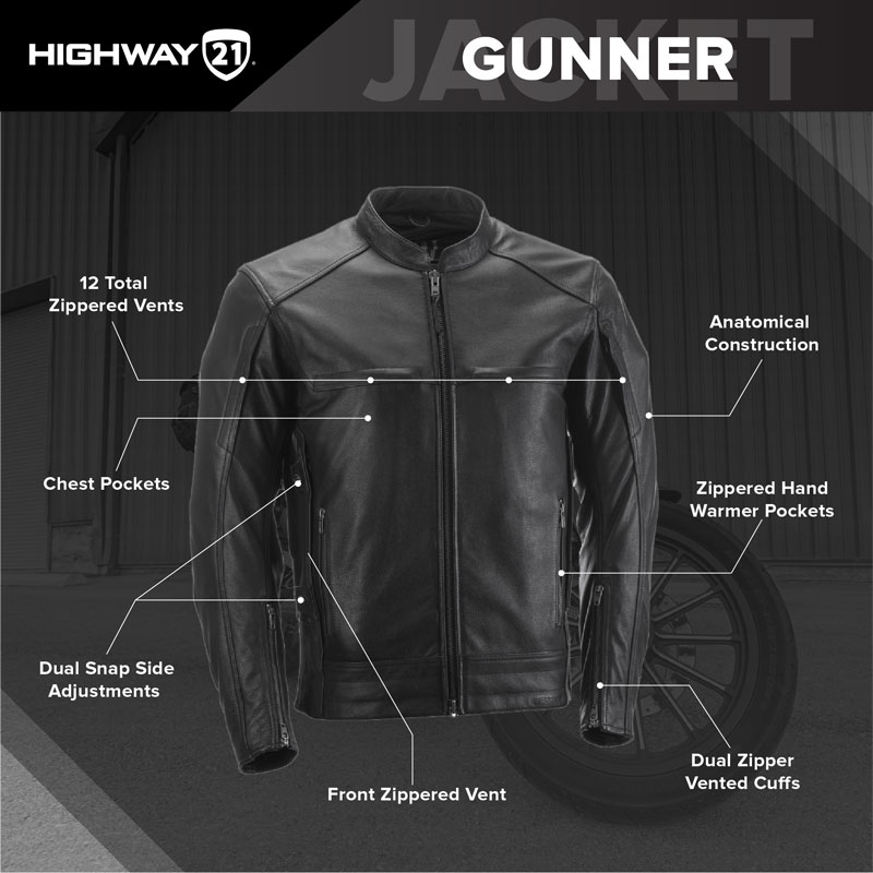 Highway 21 Gunner Jacket | XtremeHelmets.com