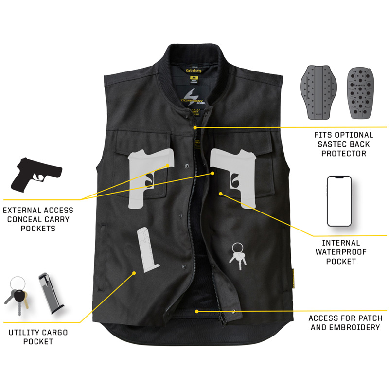 Scorpion Covert Conceal Carry Vest | XtremeHelmets.com