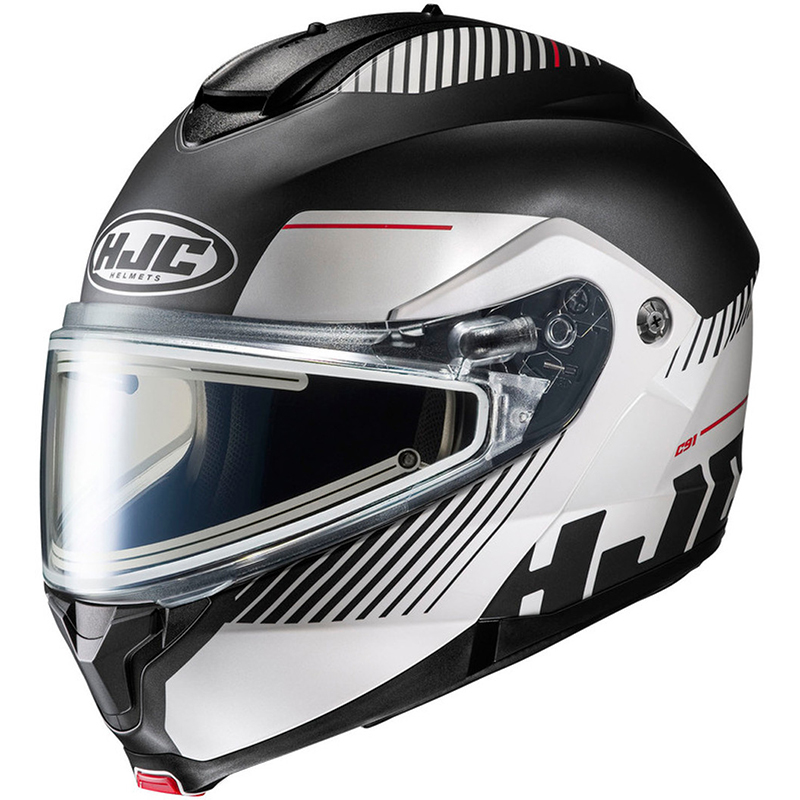 HJC C91 Prod Snow Helmet - Electric Shield | XtremeHelmets.com