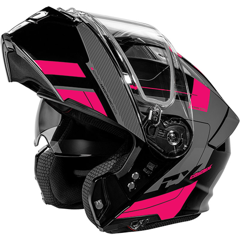 セキュリティ・セーフティ RIDEZ X Full Face Helmet RIDEZ Xヘルメット バイク用フルフェイスシールド付き マッドブラック