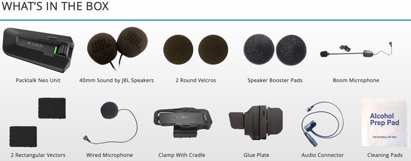 Cardo Packtalk Neo Communication Systems - Duo
