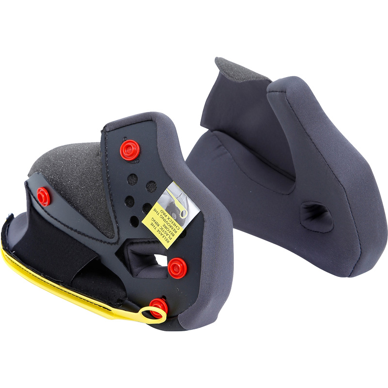 agv helmet padding Replacement Crown Pad for AGV K6 Helmets - Black Whether youre clocking high mileage or simply maintaining your gear AGV K3 Liner - Gray