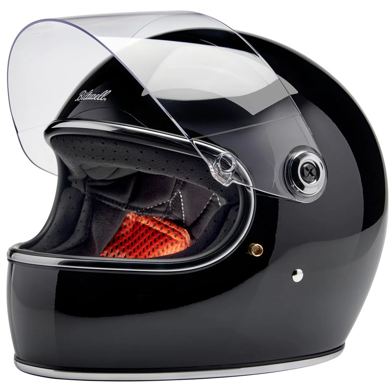 biltwell gringo s solid full-face motorcycle helmet The chin bar pad is made of molded urethane and helps to dissipate energy during front impacts Gringo SV Helmet - Gloss
