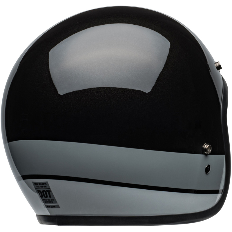 bell custom 500 helmet matte black (Solid Black)  Durian Bikers giving it a smaller look with the same throwback style Bell Custom 500 Carbon RSD