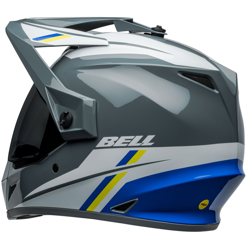 セキュリティ・セーフティ BELL MX-9 ADVENTURE MIPS BLK/BLUE XL Bell MX-9 Adventure MIPS Helmet - Dalton Gloss Black/Blue