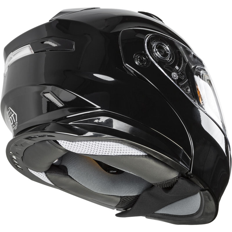 gmax 36x motorcycle helmet MX-46Y Unstable (Hi-Vis Orange/Blue, Small) The lightweight DOT approved ABS shell design along with 19 vents creates maximum airflow keeping you cool and comfortable lap after lap GMAX 36X Motocross Helmet: BLUE
