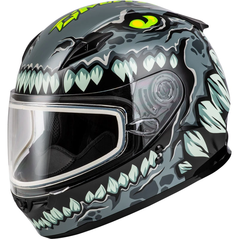 dmax motorcycle helmet GDM DEMON Full Face Matte Black / Iridium & Clear / 2X-Large The GMAX OF Raider Z7 MX Small Black/Silver