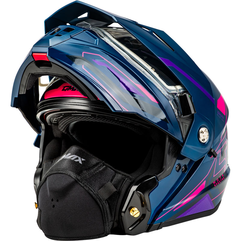 Gmax MD-74S Spectre Helmet - Electric Shield | XtremeHelmets.com