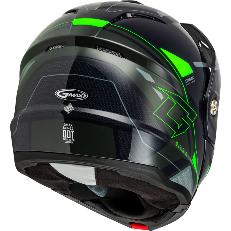 Gmax MD-74S Spectre Helmet - Electric Shield | XtremeHelmets.com