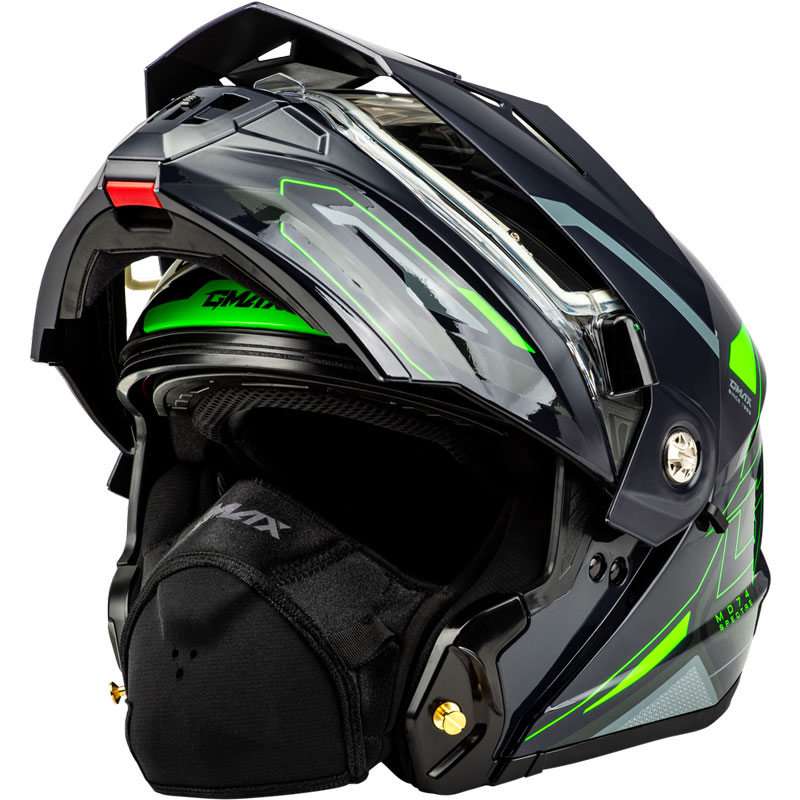 Gmax MD-74S Spectre Helmet - Electric Shield | XtremeHelmets.com