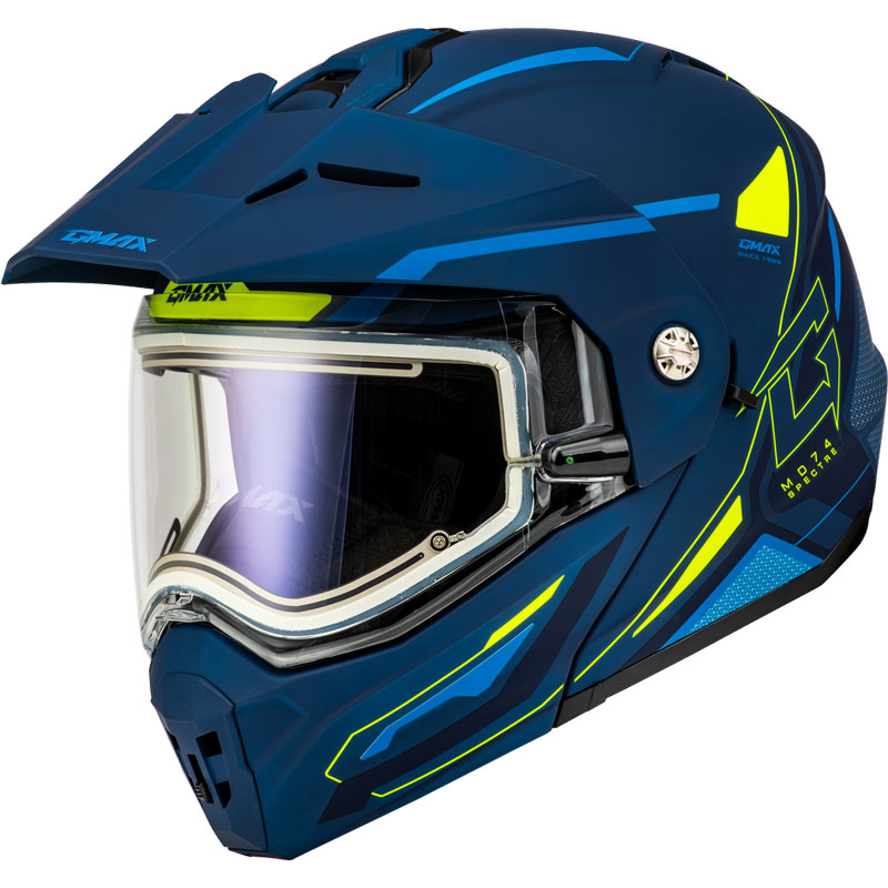 Gmax MD-74S Spectre Helmet - Electric Shield | XtremeHelmets.com