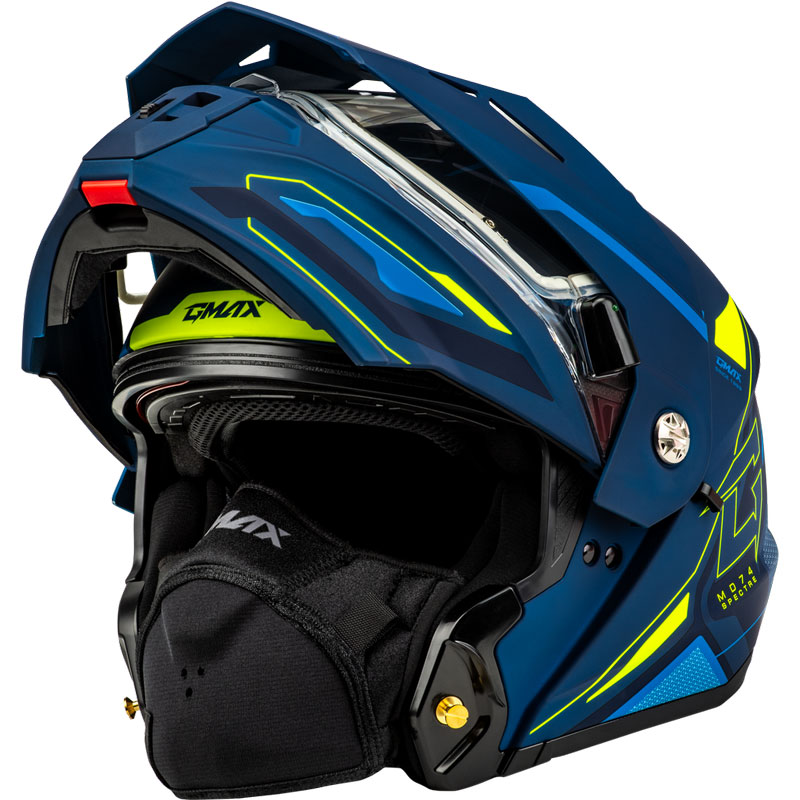 Gmax MD-74S Spectre Helmet - Electric Shield | XtremeHelmets.com