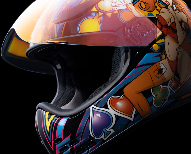 ICON Domain Lucky Lid 4 Helmet | XtremeHelmets.com