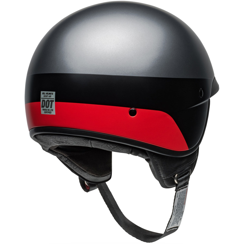 Bell Scout Air Array Helmet Satin Gray/Red / Medium