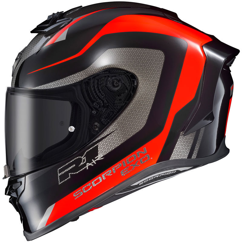 SCORPION EXO-R1 AIR ヘルメット Mサイズ レッド/ブラック Scorpion EXO-R1 Air Hive Helmet | XtremeHelmets.com