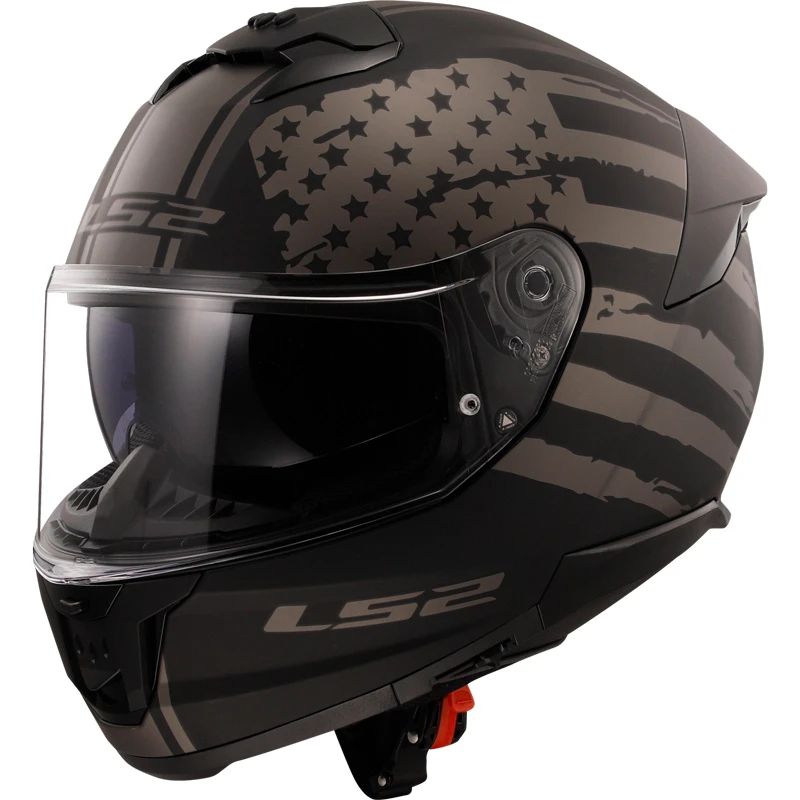LS2 Stream II America Helmet Matte Gray/Black / XS LS2 Stream II America Helmet Matte Gray/Black / XS