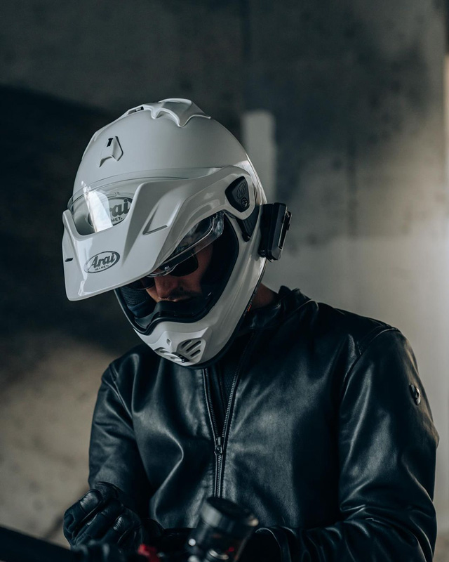 arai adventure helmet XD-5 Graphic Design Options | TMBR MOTO cLc shell is assembled using an assortment of materials Arai XD-5 Helmet