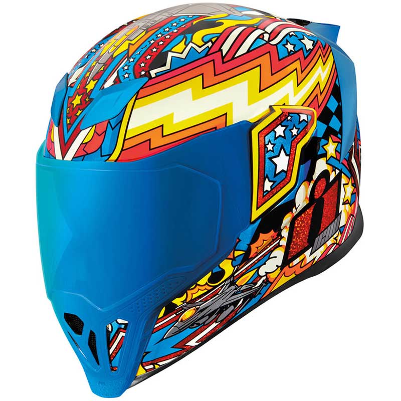 セキュリティ・セーフティ icon NOCTURNAL AIRFLITE Airflite Nocturnal Helmet - Black - Papa's Motorcycle Apparel