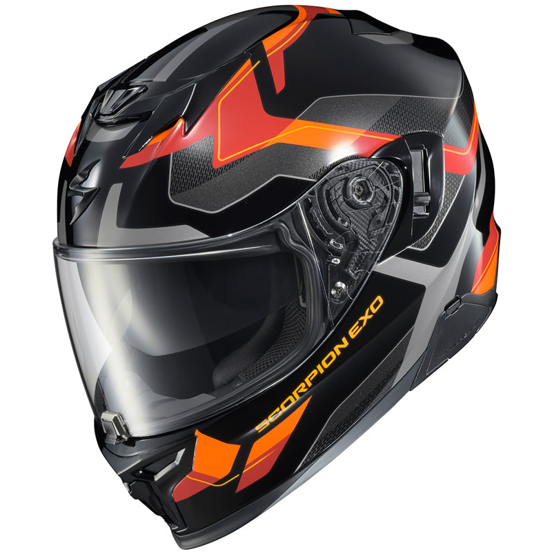 Motorcycle Helmet Scorpion Orange Helmet Scorpion EXO-520 Evo Elan
