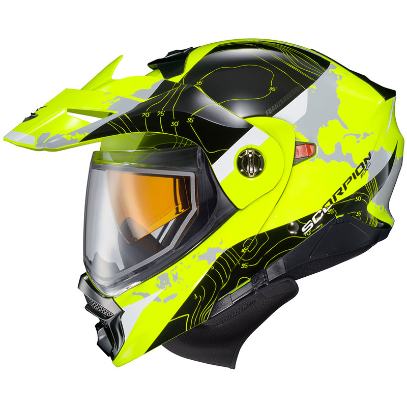 Scorpion EXO-AT960 Topographic Snow Helmet - Dual Shield