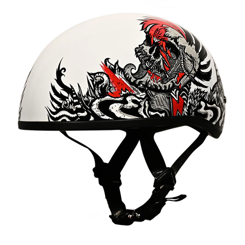 Daytona Skull Cap Rockin' Reaper Helmet | XtremeHelmets.com