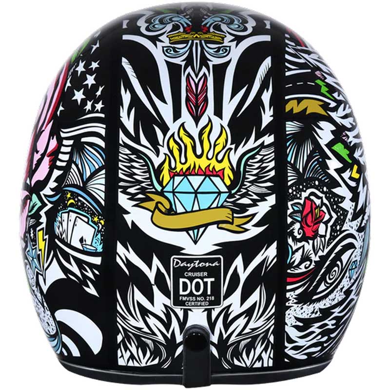 cruiser motorcycle helmets south africa HJC is Men's Helmet FMVSS 218 standards and is available in three different shell sizes for a proportionate fit Daytona Cruiser Tribal Helmet