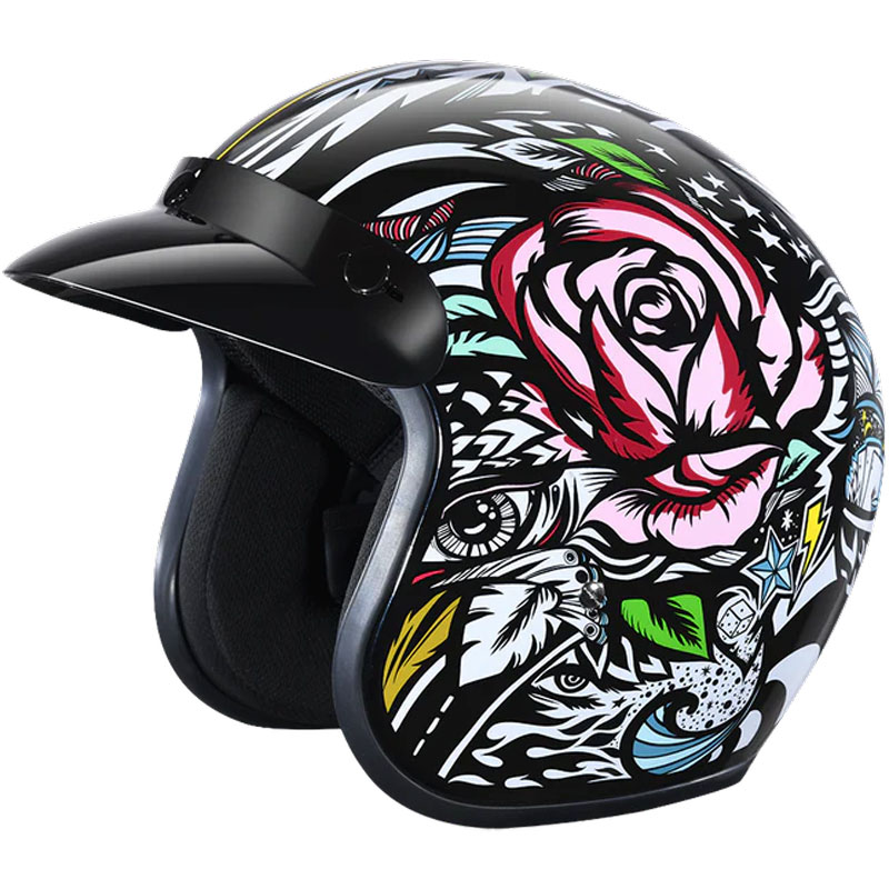 Daytona Cruiser Tribal Motorcycle Helmet, 2XL