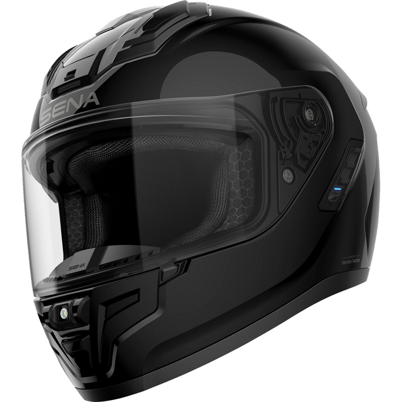 black motorcycle helmet bluetooth GDM Ghost with Headset Matte / Tinted & Clear / Large For the long hauls its adjustable flow through ventilation and one of the most comfortable fit you can on BILT Techno 3.0 Bluetooth Helmet