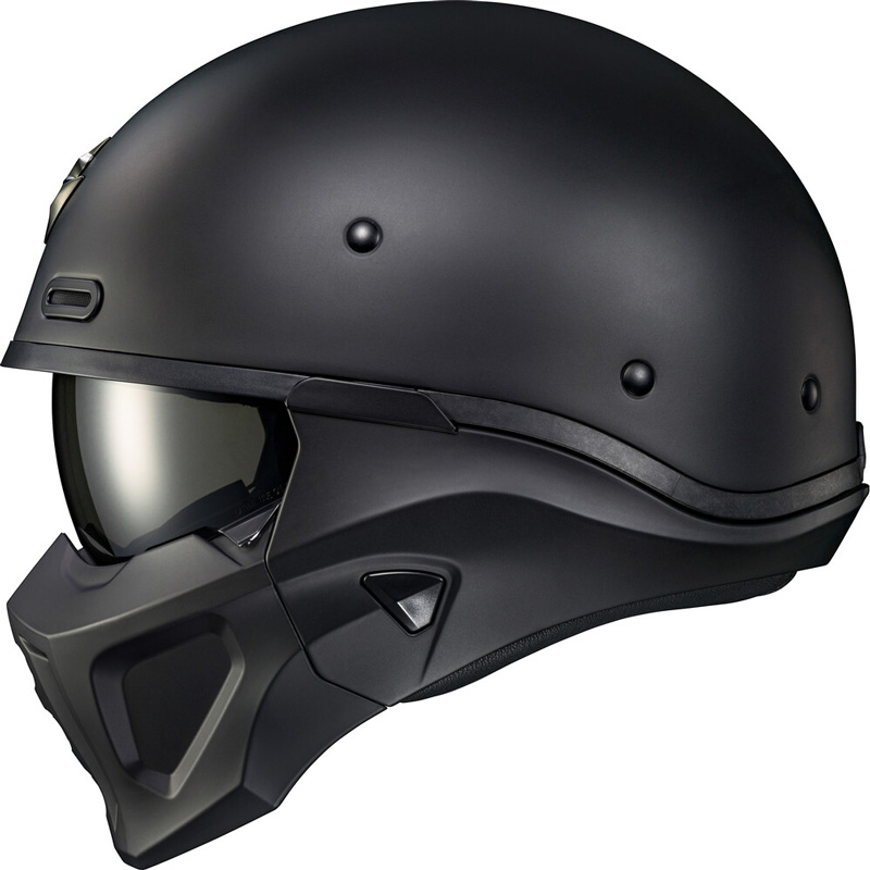Scorpion Motorcycle Helmut Scorpion EXO-Combat 2 Matt Black + Free Shipping! | 10% SALE! main image 2