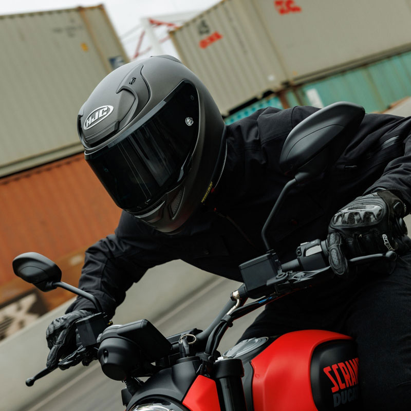 HJC RPHA 12N Brels Natural Motorcycle Helmet – DOT Approved Full Face Helmet (Large)