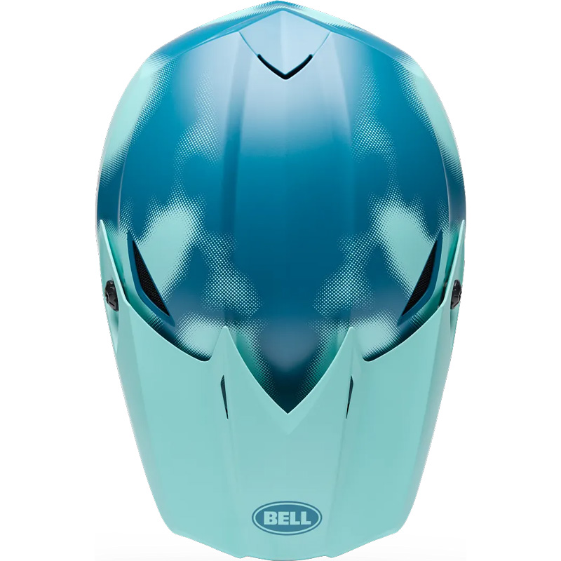 blue camo motorcycle helmet Bell MX-10 MIPS Camo Helmet