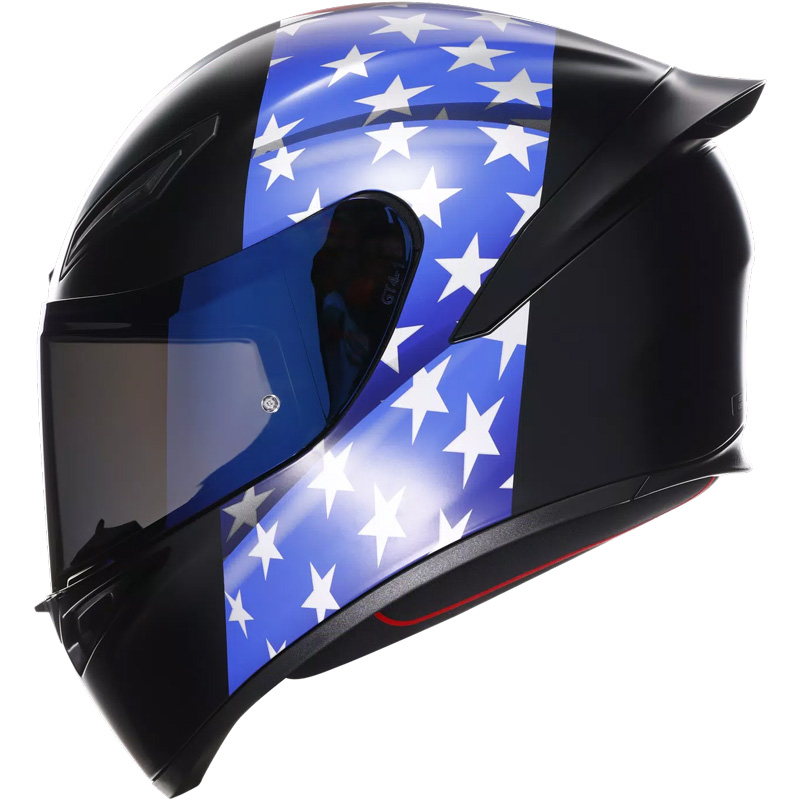 AGV K1 S Fastlap Purple Helmet - Motorcycle Closeouts by
