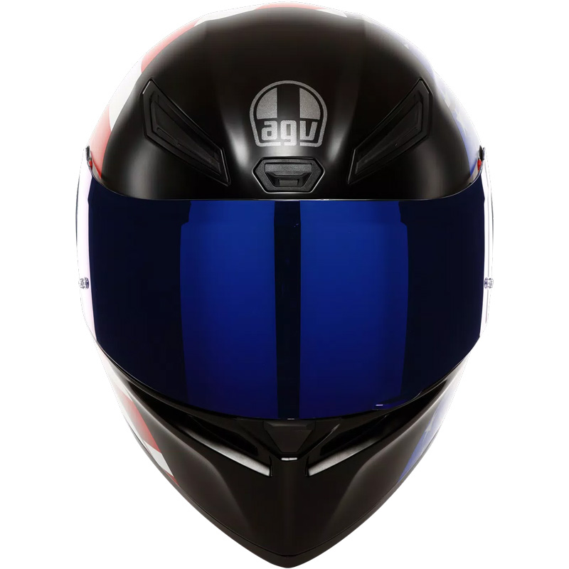 agv helmet front Pista GP RR Intrepido Matte Carbon/Black/Red L this full Full-face, Modular and Jet Motorcycle