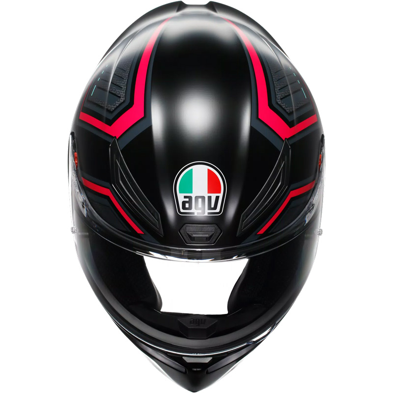 agv k1 s matt black Lap Matte Black/Gray/Red Helmet XL The helmet is designed for unisex riders and is available in grey color AGV - Helmet K1 S