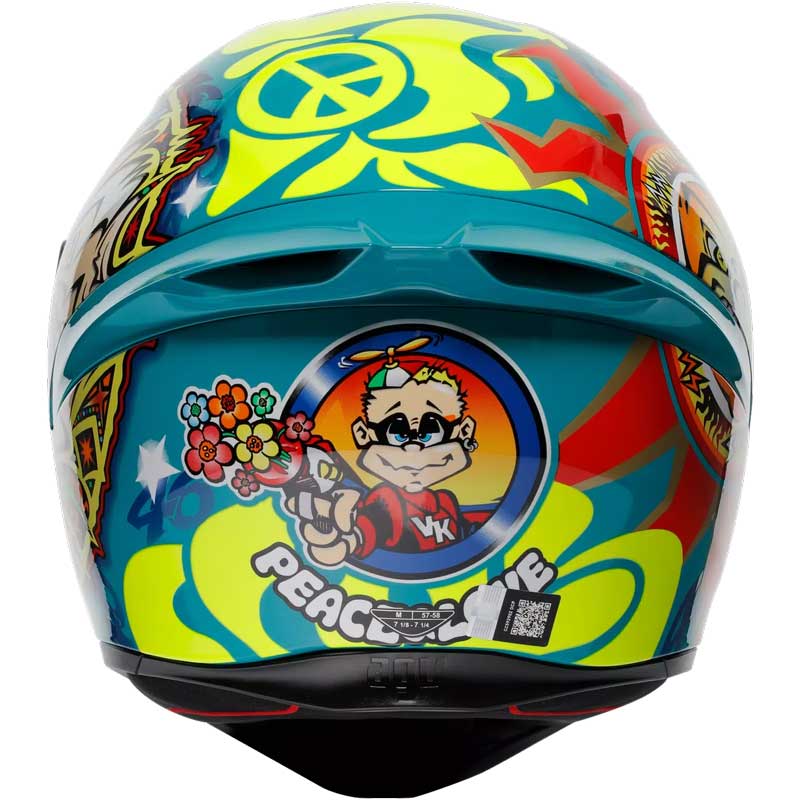 agv cartoon helmet K3 For the Rossi Fans!