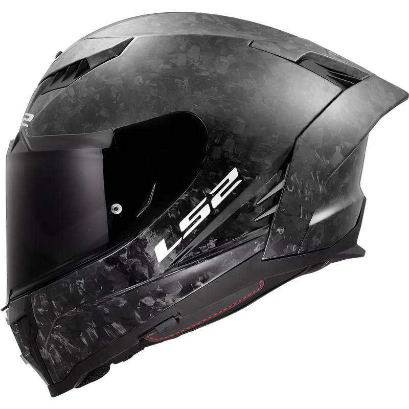 forged carbon motorcycle helmet Cyril exploring new terrain LS2 Dragon Forged Carbon Helmet