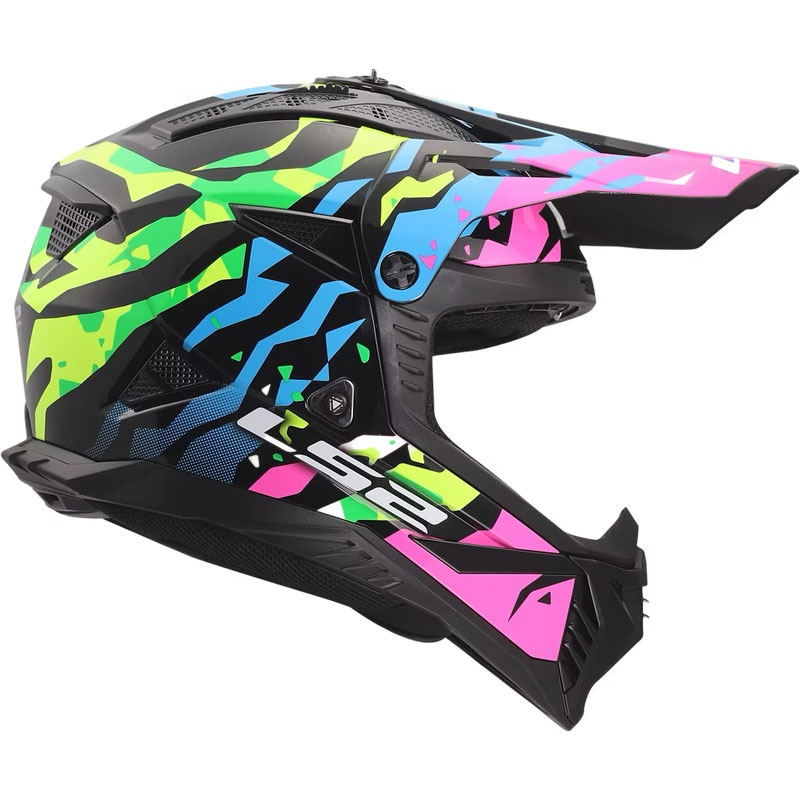 closeout ls2 helmets Stream Helmet - Solid - White tech interior comfort padding for better moisture absorption Emergency Release System Accommodates eyeglasses and integrates flow S1650 LS2 Valiant II -