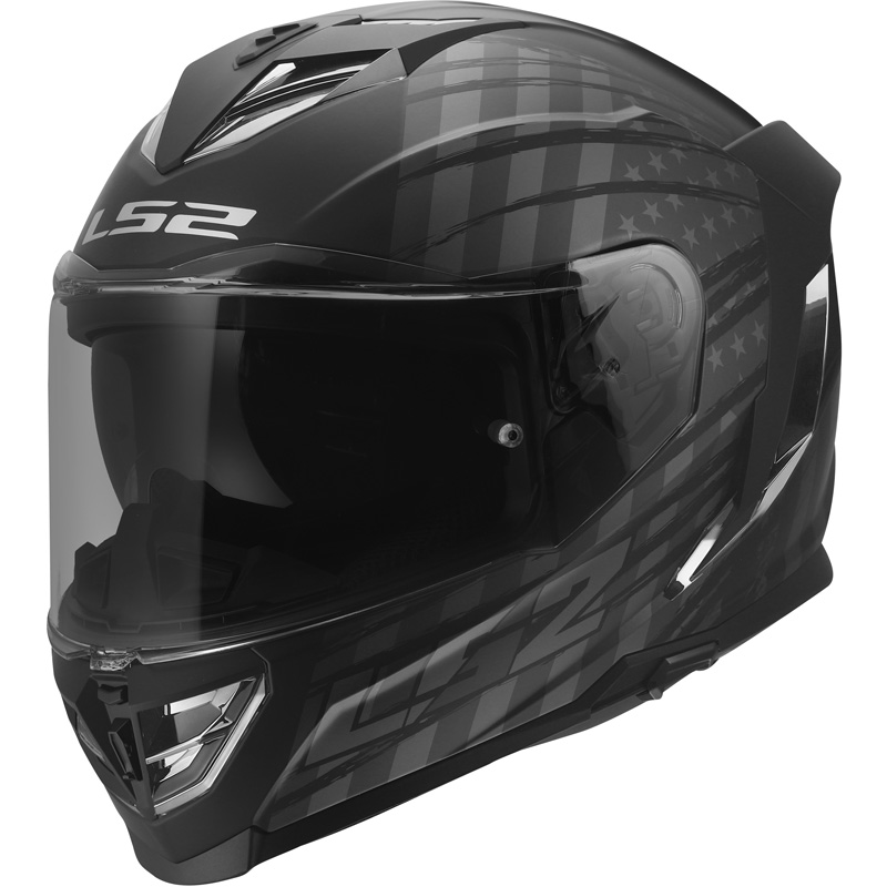 ls2 3 4 motorcycle helmets Assault III Full Face Helmet with Midland Spectrum Bluetooth Headset (Matte Burst Black/Purple resistant KPA shell for enhanced safety LS2 airflow motorcycle helmet 3/4