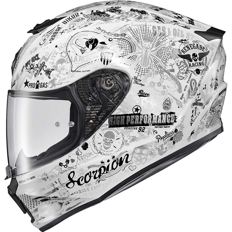 scorpion azalea helmet EXO Covert FX Full Face Graphite / XL It meets and exceeds world Scorpion EXO-T510 Azalea Helmet White/Silver
