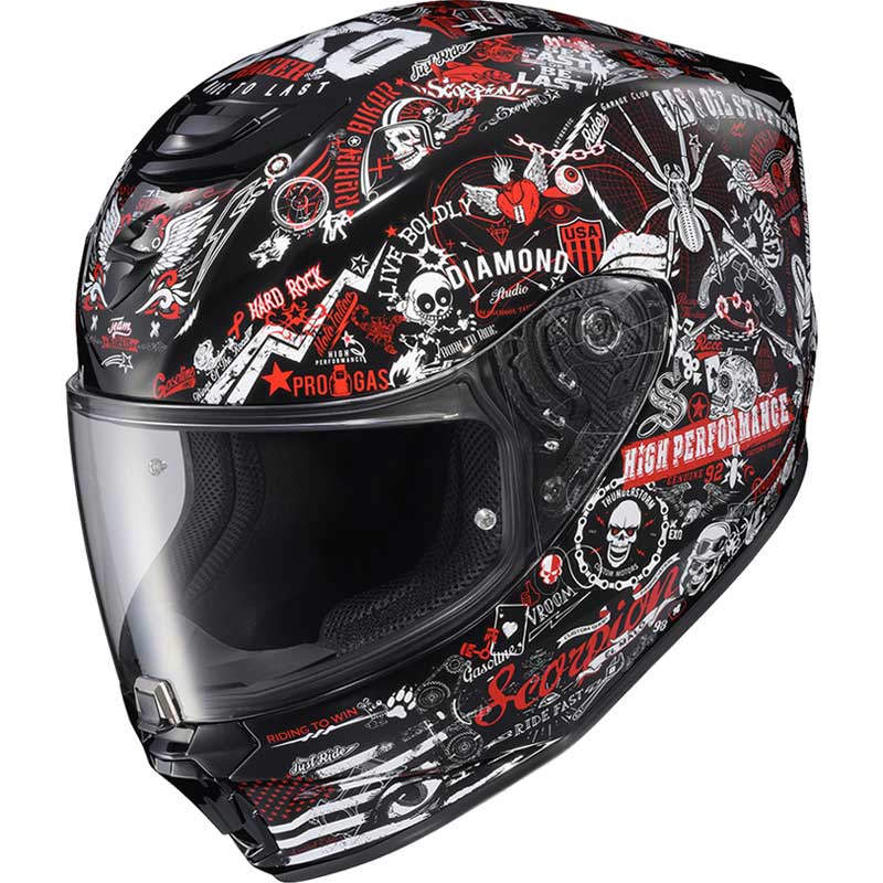 mt helmets vs scorpion EXO-R330 Full Face Shake 2 Helmet Red / XL The Scorpion EXO Scorpion EXO-1500 Carbon Air VS