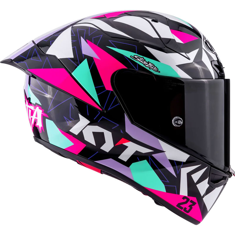 KYT KX-1 Race GP Bastianini 2025 Replica Helmet | XtremeHelmets.com