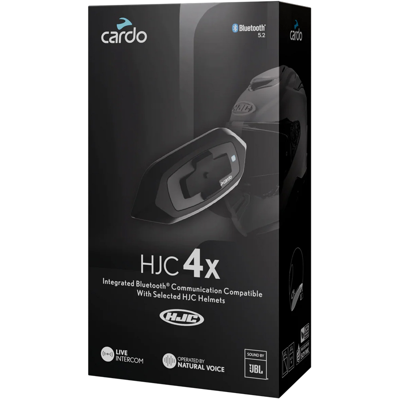 Cardo HJC 4X Bluetooth Headset Communication Systems UCSF010006