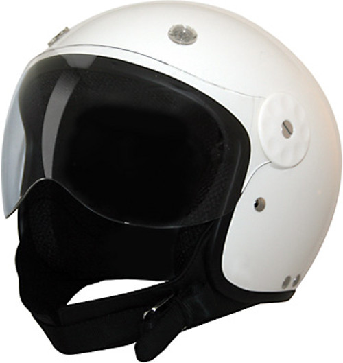 HCI 15 3/4 Open Face Helmet White