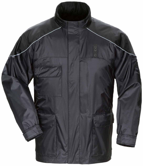 Tourmaster Sentinel LE Rain Jacket Black Men's | XtremeHelmets.com