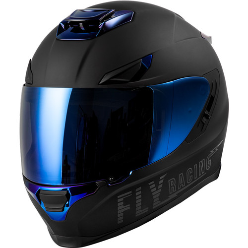 Sentinel Recon Helmet Matte Black/Purple Chrome Md - Fly Racing Sentinel Recon Helmet Matte Black/Purple Chrome Md - Fly Racing