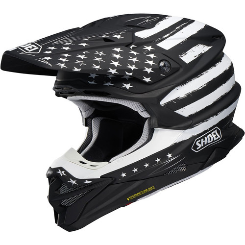 black shoei motocross helmet Shoei - VFX-EVO Faithful 2 Helmet
