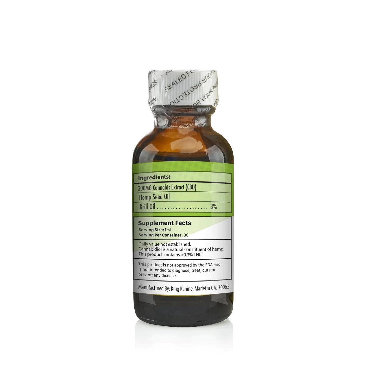 king kanine cbd tincture