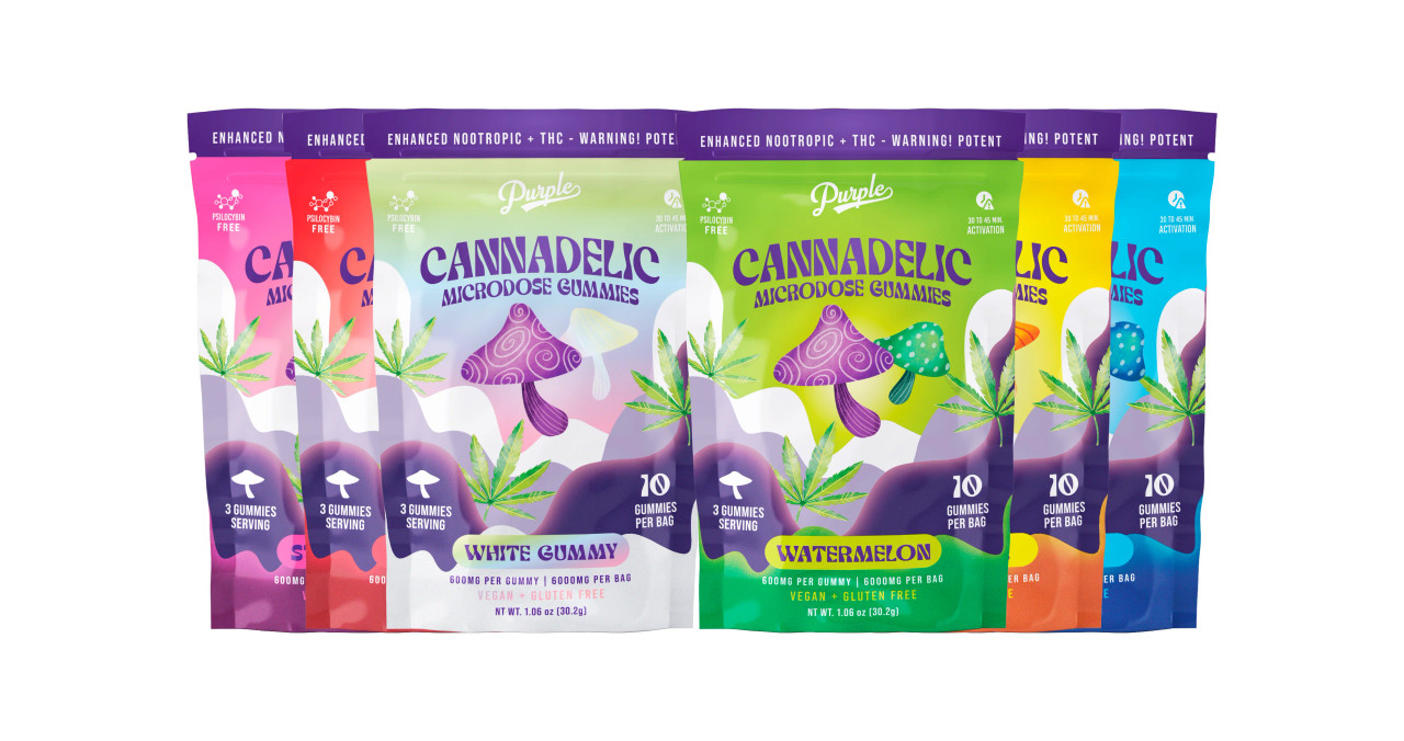purple cannadelic gummies