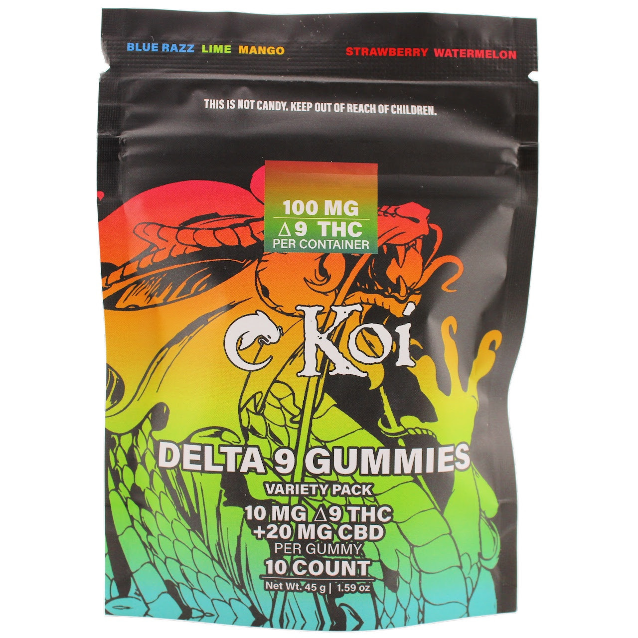 koi variety pack delta 9 gummies