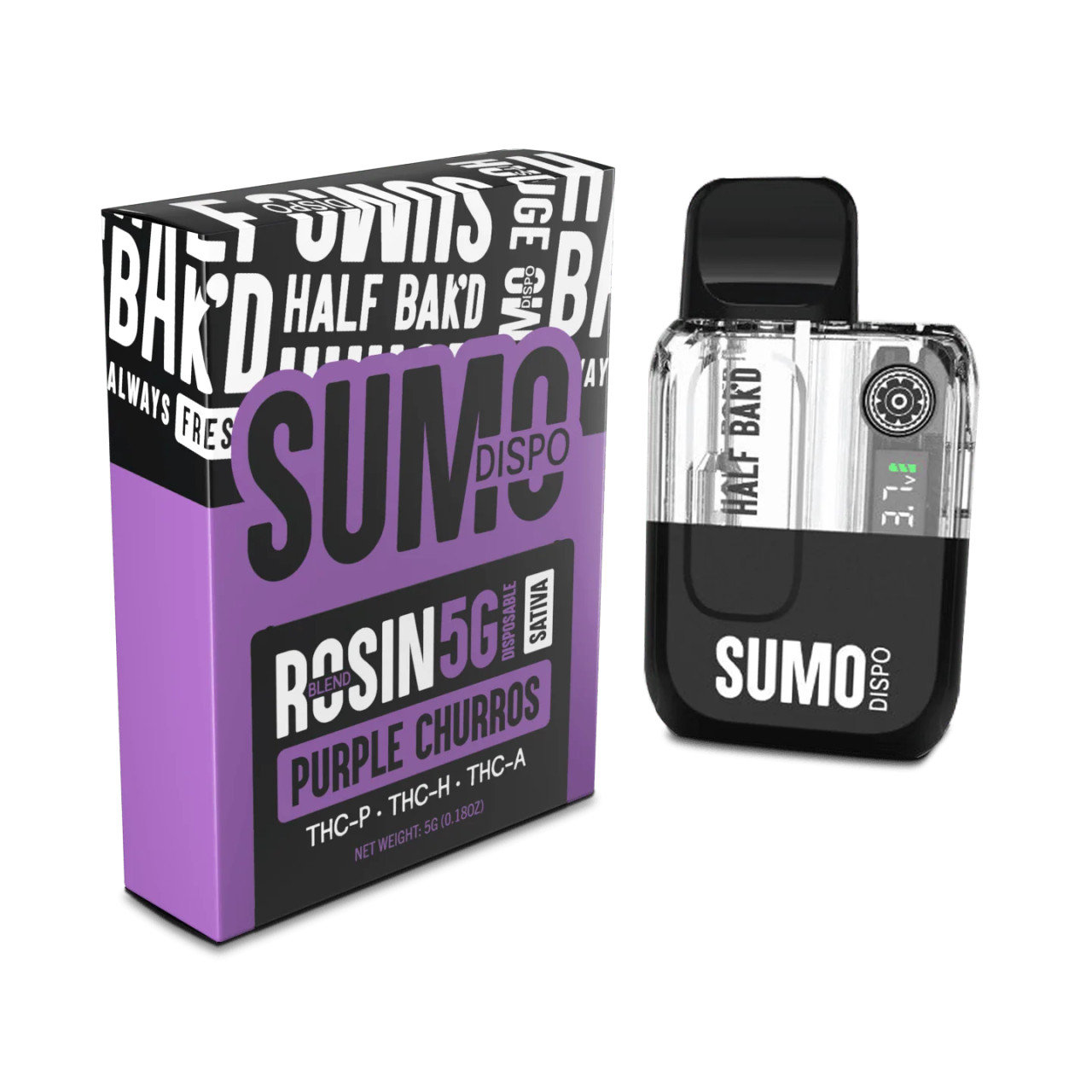 half baked sumo disposables